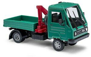 yzzr[ ͌^ fJ[ ubVN[J[fbusch h0, 42221 multicar with flatbed and crane, car model 187