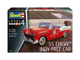【送料無料】ホビー 模型車 モデルカー シボレーインディペースカープラスチックモデルキット1955 chevy indy pace car 125 plastic model kit revell
