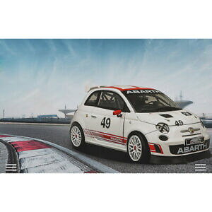 yzzr[ ͌^ fJ[ tBAbgAboX_CJXgfXP[boysgirls bburago burago fiat 500 abbas diecast model white car toy 124 scale