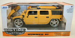 �y���������z�z�r�[ �͌^�� ���f���J�[ �X�P�[�����f���J�[�n���}�[jada 124 scale metal model car 90403 hummer h2 yellow