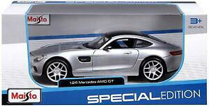 yzzr[ ͌^ fJ[ ZfXxc_CJXgfJ[maisto 124 mercedes benz amg gt diecast metal model car in box silver
