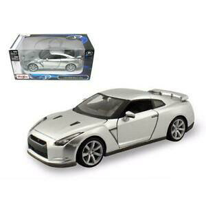 yzzr[ ͌^ fJ[ 2009gtr r35124_CJXg}CXgfJ[2009 nissan gtr r35 silver 124 diecast model car by maisto