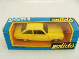 【送料無料】ホビー 模型車 モデルカー フォードボックスフランスモデルカースケールセダンミントエスコートsolido 45 ford escort sedan mint in box mib france model car 143 scale