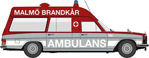 �y���������z�z�r�[ �͌^�� ���f���J�[ �}����mb8 ktw 034; ambulans malmo 906 starmada, h0 car model 187, brekina 13815