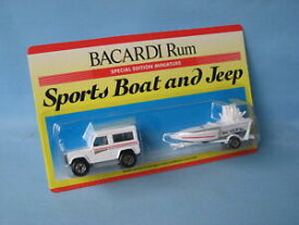【送料無料】ホビー 模型車 モデルカー マッチランドローバーディフェンダーボートバカルディラムモデルカーmatchbox land rover 90 defender seafire boat bacardi rum toy model car in bp