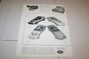 �y���������z�z�r�[ �͌^�� ���f���J�[ �r���e�[�W���f���J�[�J�}���V�[�g��vintage testor model car firebird camaro ad sheet 0163