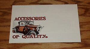 yzzr[ ͌^ fJ[ tH[hfANZTptbg1930 1931 ford car model a accessories foldout s brochure 30 31