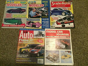 yzzr[ ͌^ fJ[ ffJ[W[icar modeler model car journal scale auto magazines lot of 5 issues