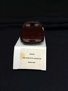 yzzr[ ͌^ fJ[ Rxbg[hX^[fB[[fJ[_[Nbh1988 corvette roadster dealer promo model car dark red 6095eo nos