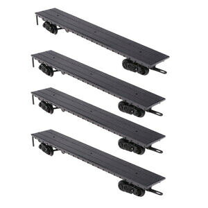 【送料無料】ホビー 模型車 モデルカー パソコンモデル4pc 187 train model kids train freight car carriage 223x42x25cm