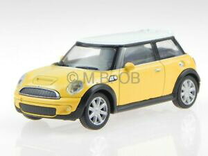 yzzr[ ͌^ fJ[ ~jN[p[mini cooper s yellow modelcar welly 143