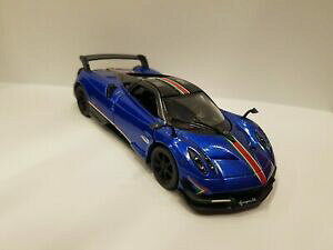 �y���������z�z�r�[ �͌^�� ���f���J�[ ���f���X�P�[���h�A2016 pagani huayra bc blue kinsmart toy car model 138 scale metal open door