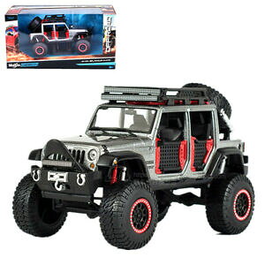【送料無料】ホビー 模型車 モデルカー ジープラングラーボックスモデルカーmaisto 124 2015 jeep wrangler unlimited metal model car in box grey