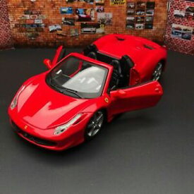 【送料無料】ホビー 模型車 モデルカー フェラーリスパイダードアレッド 124 bburago ferrari 458 spider car model door open amp; close red 1826017