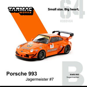 yzzr[ ͌^ fJ[ XP[\tgEFACZXf|VF164 scale tarmac works rwb car model porsche 993 jagermeister rauhwelt begriff