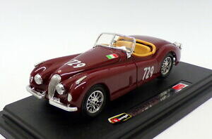yzzr[ ͌^ fJ[ XP[fJ[WK[burago 124 scale model car 12102 1948 jaguar xk120 roadstermaroon 729
