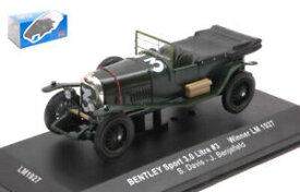 【送料無料】ホビー 模型車 モデルカー モデルカースケールネットワークモデルベントレースポーツmodel car scale 143 ixo model bentley sport 3 n3 winner lm 1927 benja