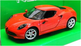 【送料無料】ホビー 模型車 モデルカー スケールモデルカーアルファロメオwelly 12427 scale model car 24048walfa romeo 4cred