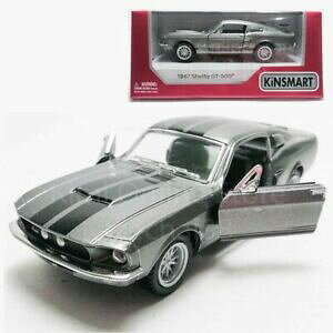 �y���������z�z�r�[ �͌^�� ���f���J�[ kinsmart 138�_�C�J�X�g1967�V�F���r�[gt500���f��kinsmart 138 diecast 1967 shelby gt500 car grey model with box collection