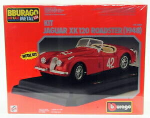 yzzr[ ͌^ fJ[ XP[fJ[LbgWK[[hX^[burago 125 scale metal model car kit 5502 1948 jaguar xk120 roadster sealed