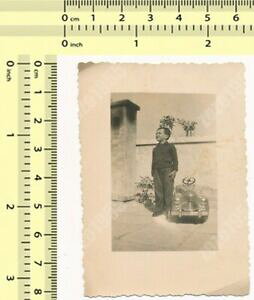 yzzr[ ͌^ fJ[ y_fXibvVbgboy and toy pedal car model, kid child portrait old original photo snapshot