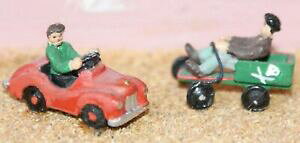 yzzr[ ͌^ fJ[ J[gy_J[IuWFNgXP[fLbg2 x boys go kart pedal car f179 unpainted oo scale model kit people figures