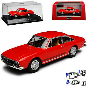 �y���������z�z�r�[ �͌^�� ���f���J�[ �����`�A�N�[�y�~�h�����b�h�X�^�[�������f���J�[lancia flavia 2000 coupe hf middle red 19701974 143 starline model car with o