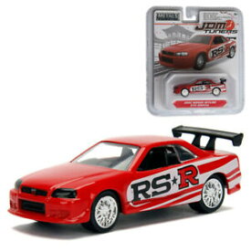 【送料無料】ホビー 模型車 モデルカー jada 164 jdmチューナーダイカスト2002gtrr34モデルjada 164 jdm tuners diecast 2002 nissan skyline gtr r34 car red model