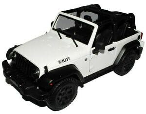 yzzr[ ͌^ fJ[ W[vO[EBXfJ[JuIjeep wrangler 2014 willis white cabriolet jk from 2007 118 maisto model car of