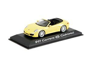 yzzr[ ͌^ fJ[ JJuI|VFfJ[porsche model cars of 911 991 carrera 4s cabriolet yellow 143 wap0201120c