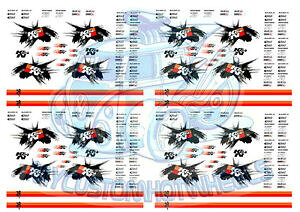 yzzr[ ͌^ fJ[ [VOEH[^[XC_[fJ[fJ[XP[kamp;n racing waterslide decals for model cars in 164, 132, 124 and 118 scale