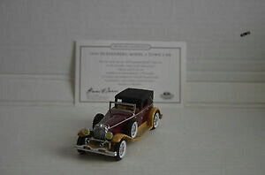 �y���������z�z�r�[ �͌^�� ���f���J�[ ���f���^�E���J�[�}�b�`rare duesenberg model j town car 1930 matchbox yy004cm
