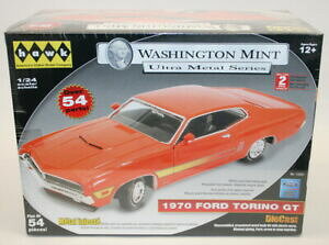 yzzr[ ͌^ fJ[ z[NXP[^LbgfJ[tH[hgmOAe}IWhawk 124 scale 10201 metal kit model car 10201 1970 ford torino gt orange
