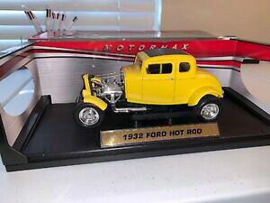 yzzr[ ͌^ fJ[ 1932tH[h118[^}bNX73172_CJXgf1932 ford hot rod yellow 118 scale diecast car model by motor max 73172
