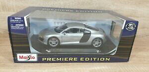 yzzr[ ͌^ fJ[ }CXg31281rAEfBr8 124_CJXgf maisto 31281r audi r8 124 scale diecast car model silver premiere edition