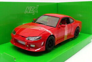 yzzr[ ͌^ fJ[ welly 124XP[f22485nswnissan silvias15 welly 124 scale model car 22485nsw nissan silvia s15 red