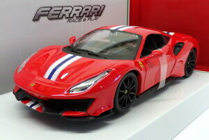 �y���������z�z�r�[ �͌^�� ���f���J�[ �X�P�[�����f���J�[�t�F���[��burago 124 scale model car 1826026 ferrari 488 pistared