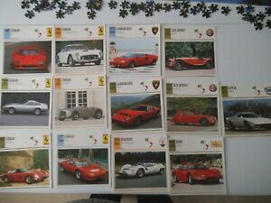 yzzr[ ͌^ fJ[ XybNV[gAgXJ[hC^Afcar spec sheet photo info atlas card 13 italian models