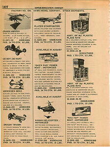 yzzr[ ͌^ fJ[ z[NfwRv^[ZfX[XJ[1961 advert hawk model co kaman helicopter mercedes race car starfighter plane