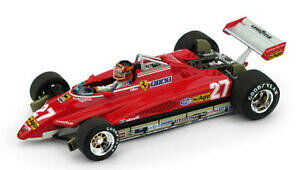 【送料無料】ホビー 模型車 モデルカー モデルカーフォーミュラスケールフェラーリビルヌーブmodel car formula 1 f1 scale 143 brumm ferrari 126 c2 gvilleneuve n