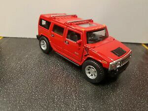 �y���������z�z�r�[ �͌^�� ���f���J�[ 2008h2 suvkinsmart���f��140�_�C�J�X�g2008 hummer h2 suv red kinsmart toy car model 140 scale diecast metal