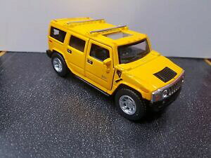 �y���������z�z�r�[ �͌^�� ���f���J�[ 2008h2suvkinsmart���f��140�_�C�J�X�g2008 hummer h2 suv yellow kinsmart toy car model 140 scale diecast metal