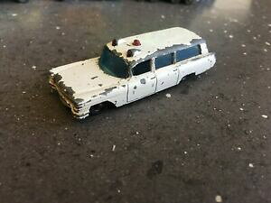 �y���������z�z�r�[ �͌^�� ���f���J�[ �}�b�`���f���J�[�L���f���b�N�C���O�����hbmatchbox lesney model car samp;s cadillac ambulance no54b made in england rare bpw