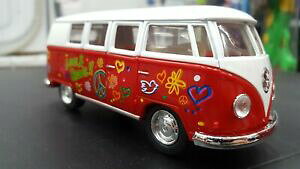 yzzr[ ͌^ fJ[ tHNX[QtHNX[QNVbNoXfXP[1962 vw volkswagen classical bus red kinsmart car toy model 132 scale metal