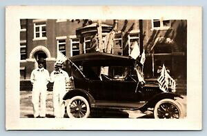 yzzr[ ͌^ fJ[ p[htH[hfLy[JUXBe[Wvintage 4th of july parade ford model t car political campaign kansas rppc a9