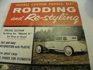 �y���������z�z�r�[ �͌^�� ���f���J�[ �X�^�C�����O���f�����r��1958 april rodding amp; restyling old car magazines building the model 034;a034;
