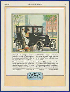 yzzr[ ͌^ fJ[ Be[WtH[hfZ_vintage 1924 ford model t sedan closed car ephemera decor 20039;s print ad