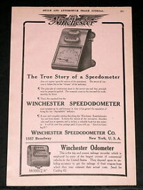 【送料無料】ホビー 模型車 モデルカー ウィンチェスタースピードメーターモデル＃オドメータ1907 old magazine print ad, winchester car speedometer amp; model 034;a034; odometer