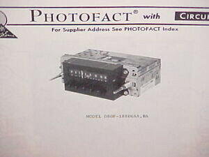 yzzr[ ͌^ fJ[ tH[hWIT[rX}jAfo1978 ford car mercury am radio service manual models d80f18806aa amp; 18806ba