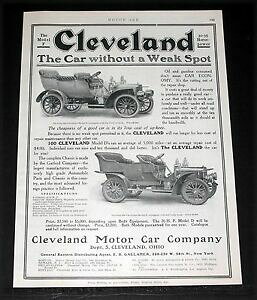 �y���������z�z�r�[ �͌^�� ���f���J�[ 1906�}�K�W���N���[�������h���f��034;f0341906 old magazine print ad, cleveland model 034;f034;, the car without a weak spot